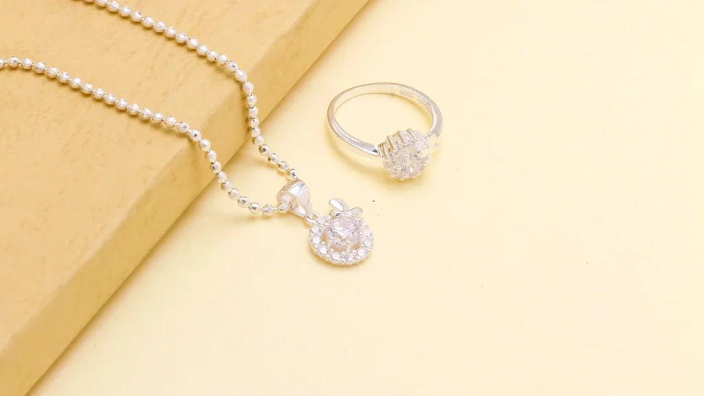 necklace and ring