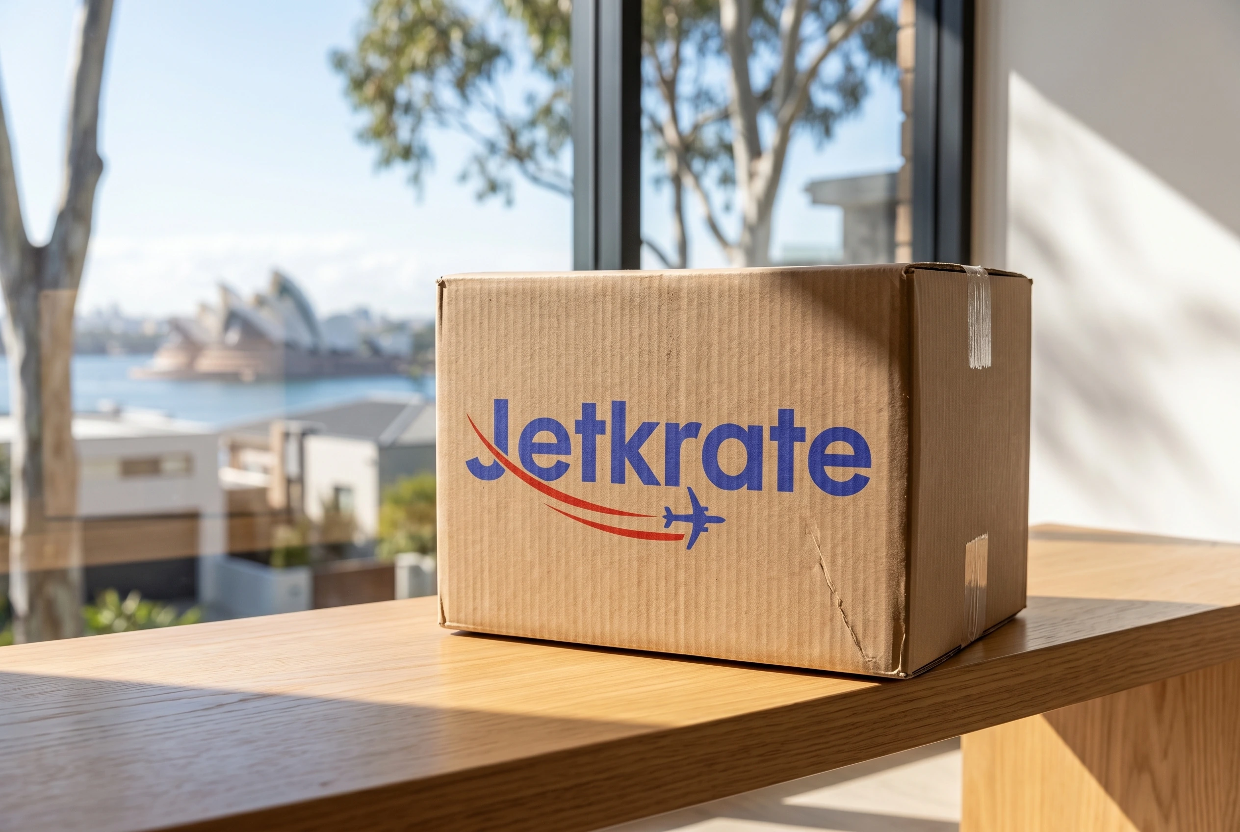 Family receiving a Jetkrate parcel for USA to Australia package forwarding