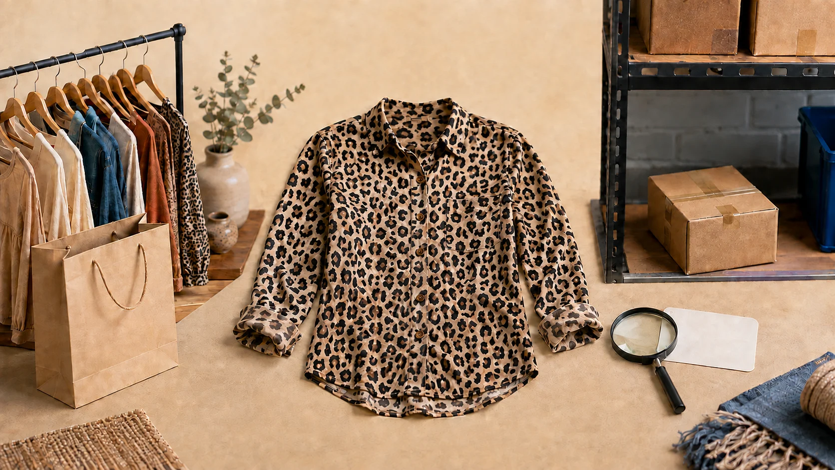 Comparing an Australian animal-print shirt, an exact Salina seller and US package forwarding