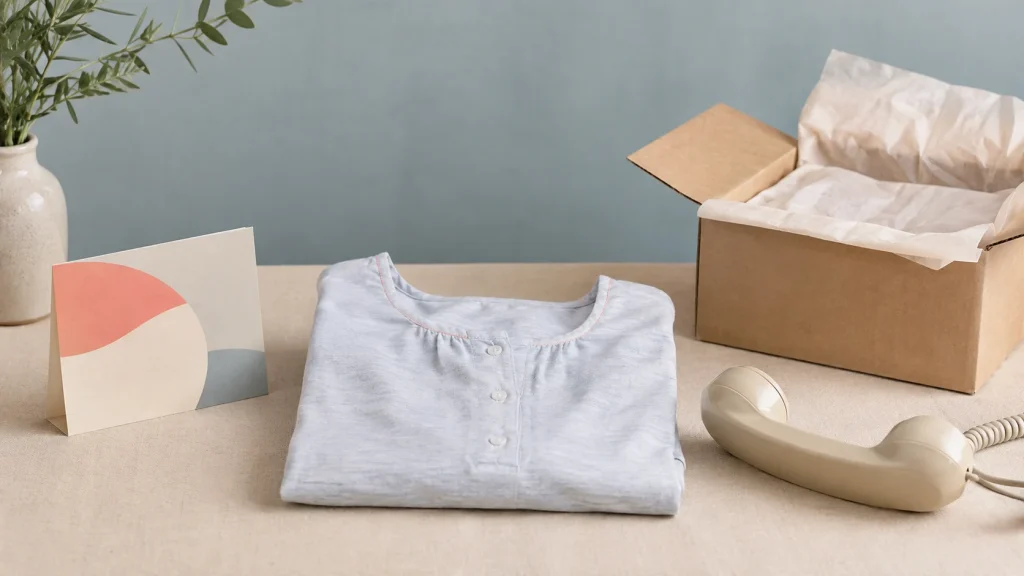 Comparing local, phone-order and US package-forwarding options for a cotton nightgown